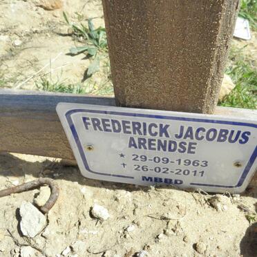 ARENDSE Frederick Jacobus 1963-2011