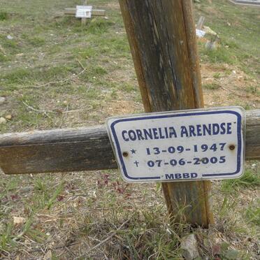 ARENDSE Cornelia 1947-2005