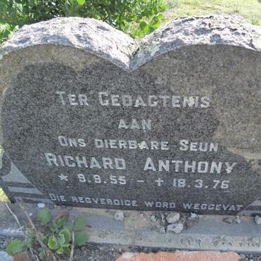 ANTHONY Richard 1955-1976