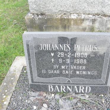 BARNARD Johannes Petrus 1908-1988