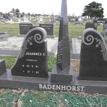 BADENHORST Johannes C. 1941-1982