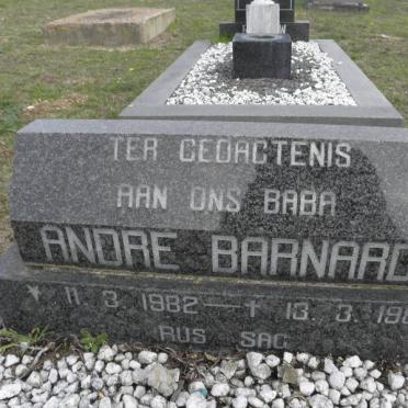 BARNARD André 1982-1982
