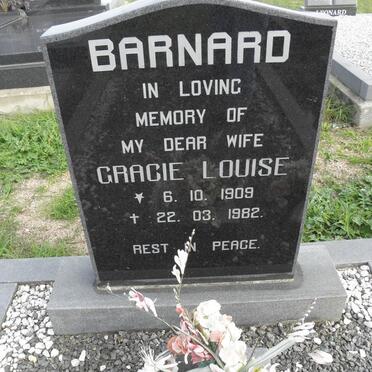 BARNARD Gracie Louise 1909-1982