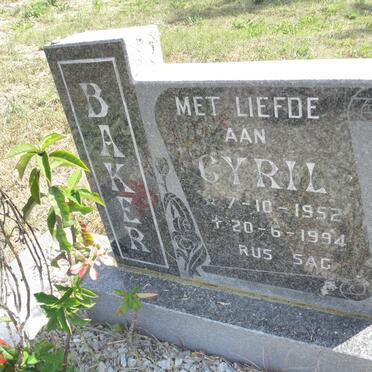 BAKER Cyril 1952-1994