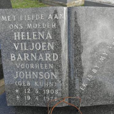 BARNARD Helena voorheen JOHNSON nee KÜHN 1908-1978
