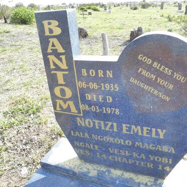 BANTOM Notizi Emely 1935-1978