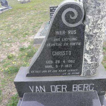BERG Christo, van der 1962-1971