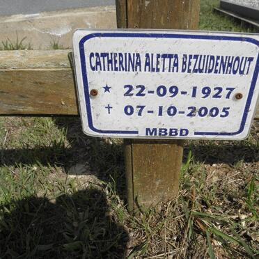 BEZUIDENHOUT Catherina Aletta 1927-2005