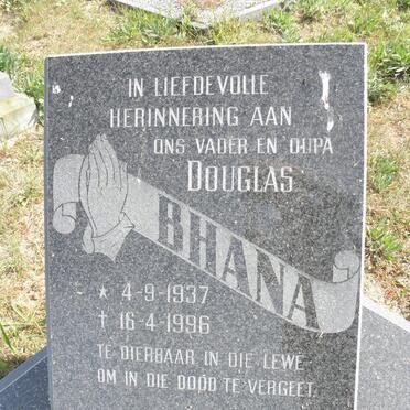 BHANA Douglas 1937-1996