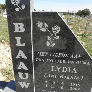 BLAAUW Lydia 1948-2007