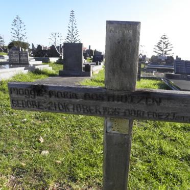 BONTHUIZEN Maggie Maria 1935-1998