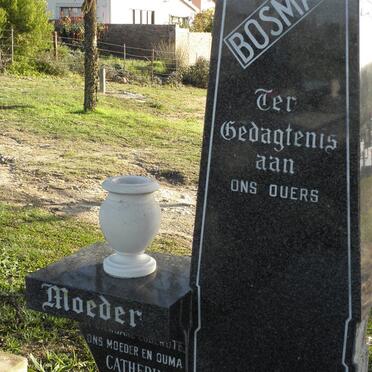 BOSMAN Catherine Christina Engela nee PUTTER 1919-1987