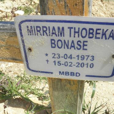 BONASE Mirriam Thobeka 1973-2010