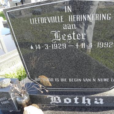 BOTHA Hester 1929-1992