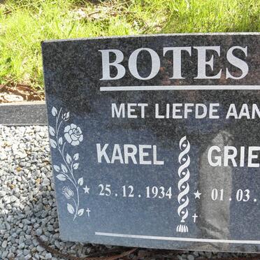 BOTES Karel 1934- &amp; Griet 1955-