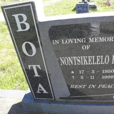 BOTA Nontsikelelo R. 1950-1999