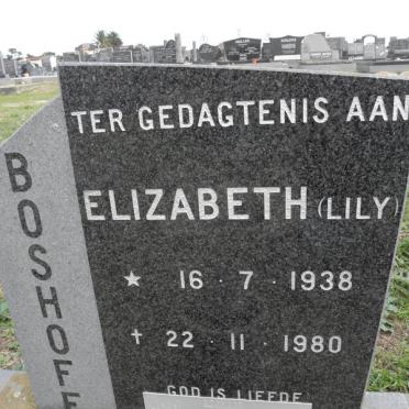 BOSHOFF Baby 1914-2005 &amp; Mies 1914-1989 :: BOSHOFF Elizabeth 1938-1980 :: BOSHOFF Bennie 1954-1999