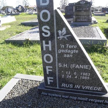 BOSHOFF S.H. 1963-1985