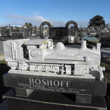 BOSHOFF Hendrik Petrus 1935-1985