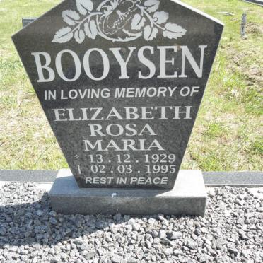 BOOYSEN Elizabeth Rosa Maria 1929-1995