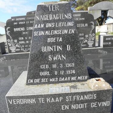 SWAN Quintin D. 1969-1974