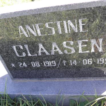 CLAASEN Anestine 1919-1998