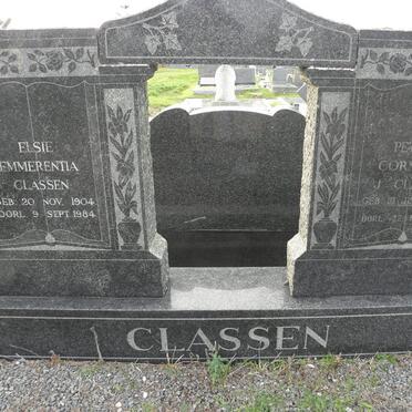 CLASSEN Petrus Cornelius J. 190?-1975 &amp; Elsie Emmerentia 1904-1984
