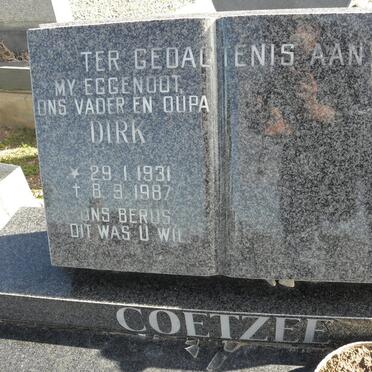 COETZEE Dirk 1931-1987