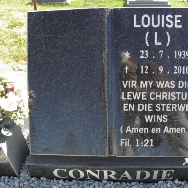 CONRADIE Louise 1939-2010