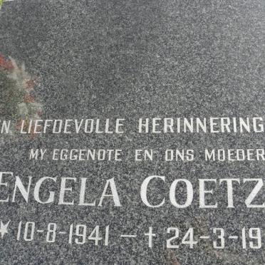 COETZEE Engela 1941-1990