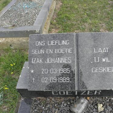COETZER Izak Johannes 1985-1989