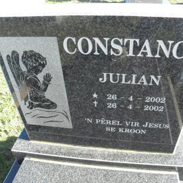 CONSTANCE Julian 2002-2002
