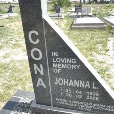 CONA Johanna L. 1928-2008