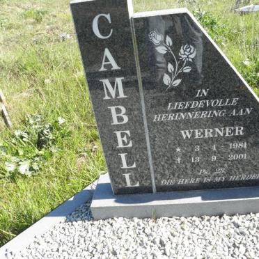 CAMBELL Werner 1981-2001