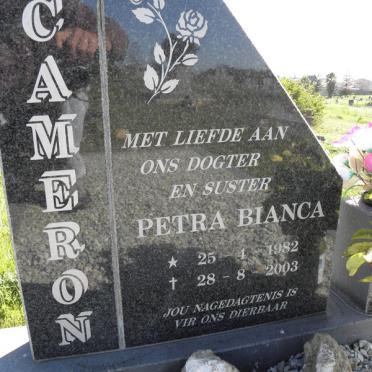 CAMERON Petra Bianca 1982-2003