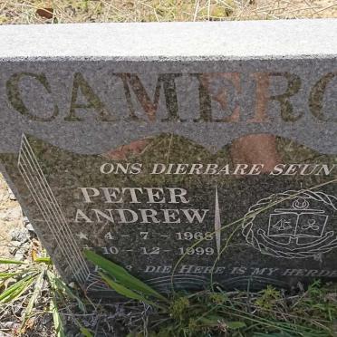 CAMERON Peter Andrew 1968-1999
