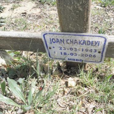 CHAKADEYI Joan 1943-2006