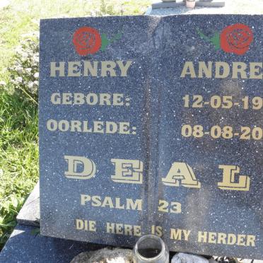 DEAL Henry Andrew 1913-2000