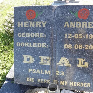 DEAL Henry Andrew 1913-2000