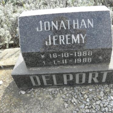DELPORT Jonathan Jeremy 1988-1988