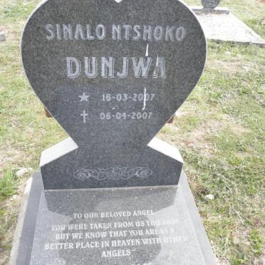 DUNJWA Sinalo Ntshoko 2007-2007