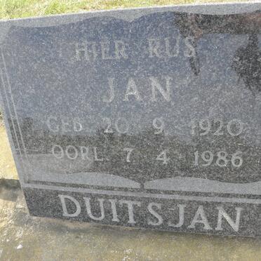 DUITSJAN Jan 1920-1986