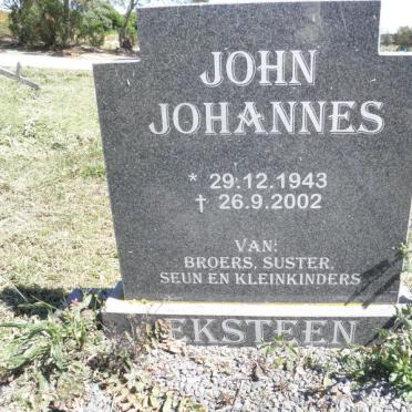 EKSTEEN John Johannes 1943-2002