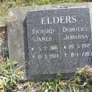 ELDERS Richard James 1916-1984 &amp; Dorothy Johanna 1912-2003
