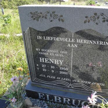 ELBRUGH Henry 1950-2001