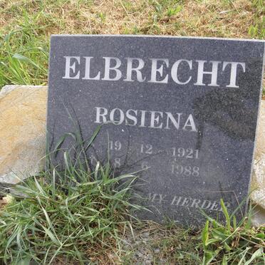 ELBRECHT Rosiena 1921-1988