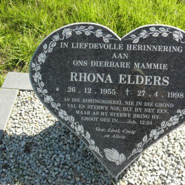 ELDERS Rhona 1955-1998