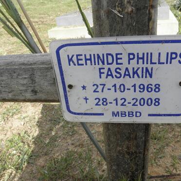 FASAKIN Kehinde Phillips 1968-2008