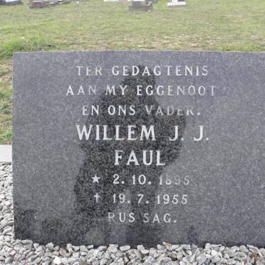 FAUL Willem J.J. 1895-1955