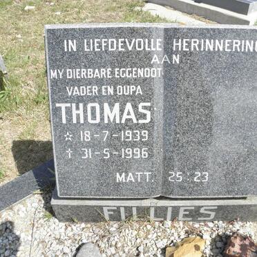 FILLIES Thomas 1939-1996